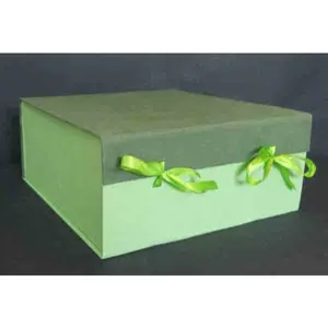 Индивидуальная однотонная коробка из карточных досок и лент с застежкой Подарочная коробка на день рождения свадьба Подружка невесты годовщина