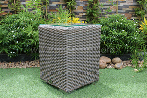 Coolsa — lit de soleil en rotin et osier, base incurvée, style exotique, pour jardin et piscine, extérieur - Product Image 4