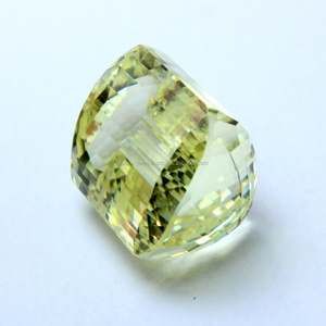 หิน kunzite สีเหลืองธรรมชาติพลอยรูปสี่เหลี่ยมจัตุรัสขนาด21X27มม. 115 CRT - Product Image 2