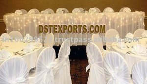 Cubiertas doradas para sillas de salón de banquetes, cubiertas doradas para sillas de boda - Product Image 4