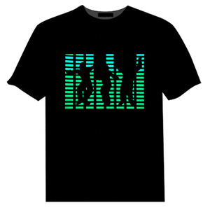 サウンドアクティベートLED Tシャツ最も安いTシャツ個人的にTシャツ - Product Image 4