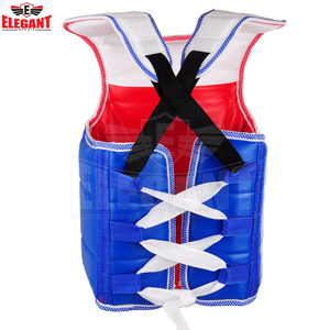 Gilet de protection de poitrine rouge et bleu pour enfants et adultes, équipement de protection de poitrine, équipements WTF, KTA, élegants pour enfants, TaeKwonDo, - Product Image 3