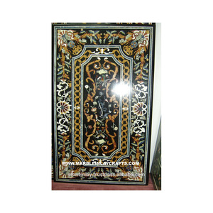 รูปสี่เหลี่ยมผืนผ้าพร้อมท็อปโต๊ะอินเลย์ Pietra Dura - Product Image 1