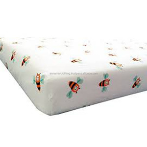 OEM 28*52*9 Size Wholesale High Quality Cotton Fitted Baby Crib Sheets - Product Image 1