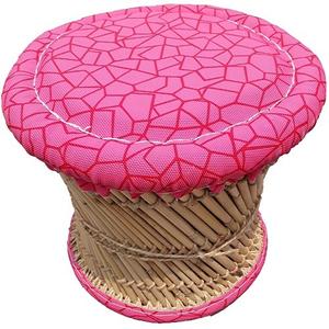 Vente d'usine écologique bambou Patio extérieur assis pouf tabouret pour salon jardin salon os incrustation Console - Product Image 1