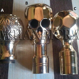 Brass <b>Handles</b> for <b>Walking</b> <b>Sticks</b>, Umbrellas and Canes - Product Image 4