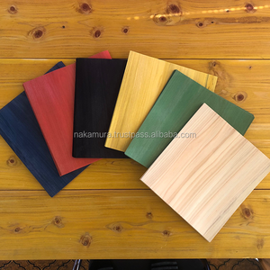 Chapa de madera Hinoki teñida a la moda de Japón hecha a mano 0,25-0,6mm de espesor corte en rodajas varios colores dormitorio sala de estar comedor - Product Image 1