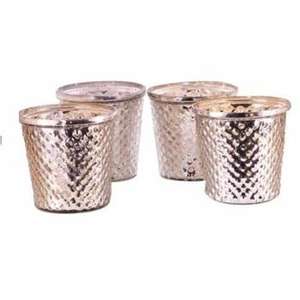 Vente chaude Design Classique Or Tea Light Verre Votive Ensemble Qualité Métal Bougeoir Style Populaire pour Noël - Product Image 3