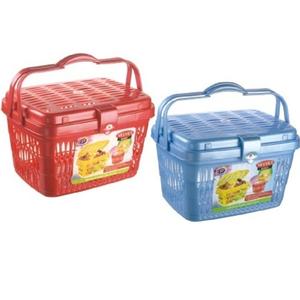 Panier de rangement en plastique à fermeture sécurisée Serrure soyeuse pour l'organisation - Product Image 1