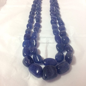 Piedra de tanzanita azul AAA Natural de 8mm, caída suave, venta al por mayor, hebra de cuentas de piedras preciosas en la tienda de fabricación de joyas, proveedor en línea ahora - Product Image 1