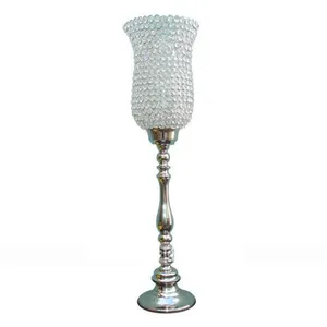 <b>Silver</b> Crystal Votive <b>Candle</b> <b>Holders</b> for Tabletop Centerpieces Wedding Decor Tealight <b>Candle</b> Stand Christmas Decor - Product Image 1
