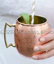 Tasses en céramique polies au nickel pur 24 OZ Cuivre pur 100% Expérience de ventouses exceptionnelle de qualité supérieure - Product Image 5