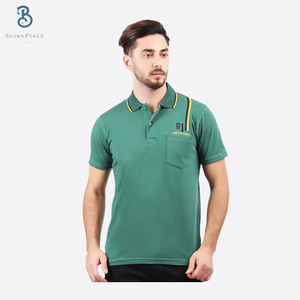 PK เสื้อโปโลผ้าฝ้ายแห้งเร็ว100% สำหรับนักขี่จักรยานกีฬาเข้ารูปลำลองออกแบบได้ตามต้องการ - Product Image 4