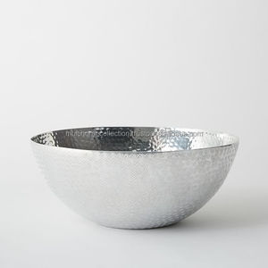 Cuencos reutilizables para hoteles y restaurantes, artículos para servir, increíble ojo, calidad atractiva, taza de comida personalizada, cuenco para servir de Metal martillado - Product Image 1