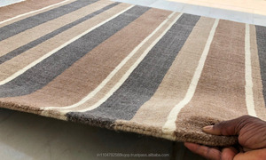 Alfombra duradera de rayas de lana HANDLOOM INDIAN a precio de fábrica directa del fabricante para usos interiores de su hogar - Product Image 3