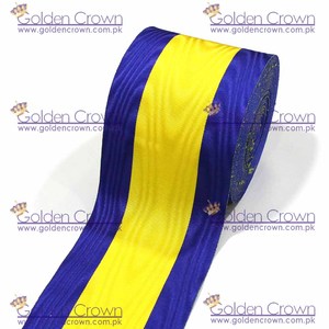 ริบบิ้น Masonic Moire ผ้าซาตินแจ็คการ์ดผ้าแพรต่วนสไตล์หน้าเดียวสำหรับเสื้อผ้าเครื่องประดับและของขวัญ - Product Image 3