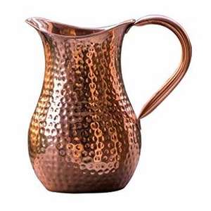 Venta caliente COBRE PURO Cocina Jarra de agua Mesa Jarra de agua de metal Olla de agua con estilo - Product Image 6