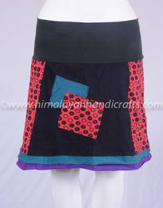 Minifalda de retales de algodón, color rojo, para San Valentín, HHCS, 109 H - Product Image 2