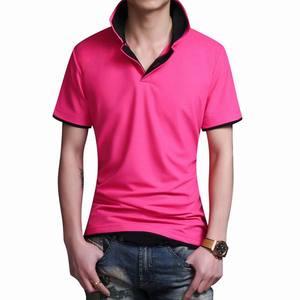 Polo personnalisé coloré à col rabattu pour homme, à la mode, coupe ajustée et sèche - Product Image 2