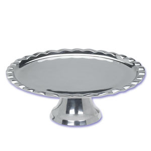 ใช่ขาตั้งเค้กทำด้วยมือสีเงินสำหรับตกแต่งเค้กเบเกอรี่ - Product Image 5