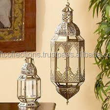 Export Quality <b>Moroccan</b> Decorative Designer Handmade Unique Iron with Glass Decoration Home <b>Moroccan</b> <b>Lantern</b> - Product Image 3