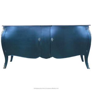 Gabinete de madera para sala de estar, estilo francés - Product Image 1