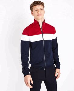 Vêtements pour hommes en gros, sur mesure, de haute qualité, kaki, surdimensionné, à blocs de couleur, fermeture éclair, tricoté, anti-froissement, 100% coton, polaire, écologique, hiver - Product Image 4