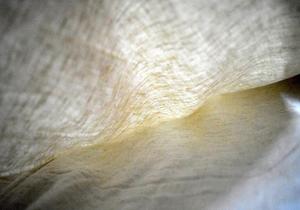 Tissu mélangé en lin et coton de couleur naturelle, 50g, pour les robes - Product Image 4