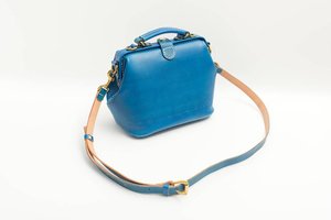 Bolso de Mano de Cuero Vacuno Hecho a Mano para Mujer, Bolso de Hombro/Mano, Tamaño Grande, Patrón de Piedra de Cuero Markhor, Varios Colores, TLL-0118 - Product Image 5