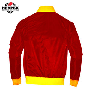 Blouson bombardier d'hiver personnalisé de haute qualité en fourrure grande taille tissu denim polyester imperméable et respirant fermeture à glissière logo personnalisé - Product Image 2