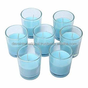 แก้ว VOTIVE รูปแบบการออกแบบชาผู้ถือแสงที่ทำด้วยมือเทียนแก้วยืน - Product Image 4