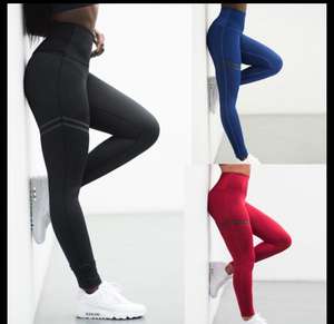 Leggings sur mesure OEM à taille haute avec effet push-up qui rehausse les fesses - Product Image 2