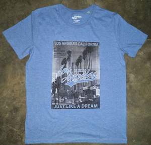 Camiseta de hombre de algodón 100% con diseño de estampado de primavera Prendas listas para exportar excedentes para adultos - Product Image 1