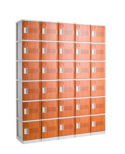 Cheap Best Six Tier ABS Plastic Mini Locker Cabinet Compartment - Product Image 1