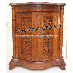 Altamira de taille moyenne en bois couleur bronze élégant avec un design fabriqué à la main pour la maison et le bureau - Product Image 2