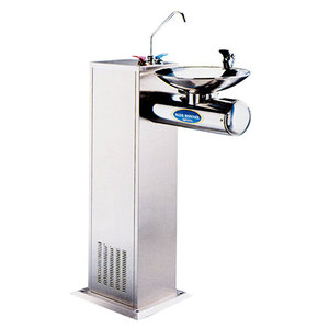 Distributeur d'eau sur pied en acier inoxydable «Taiwan Buder» pour usage public, fontaine à eau chaude et froide - Product Image 1