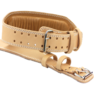 เข็มขัดยกน้ำหนักหนังวัวแท้ ปรับได้ กันลื่น สำหรับออกกำลังกาย ฟิตเนส เพาะกาย ใช้ได้ทั้งชายและหญิง - Product Image 2