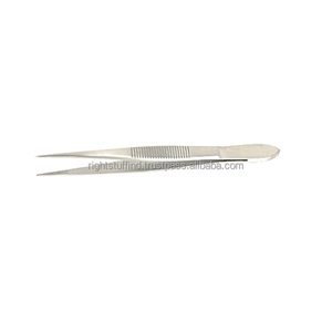 Pince à épiler pour tissu de pansement Pince à épiler dentaire droite Outils médicaux Instrument chirurgical - Product Image 1
