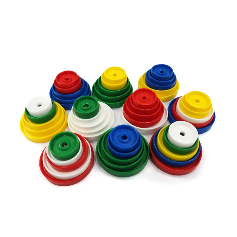 Di plastica cucire pulsante manipolativa threading bambini di apprendimento giocattolo educativo