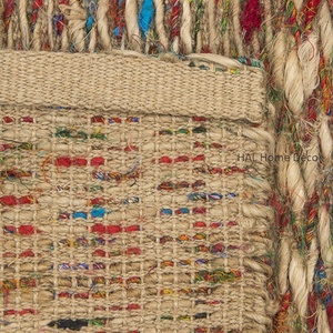 Tapis multicolores en jute et chindi tissés à la main pour l'intérieur et l'extérieur de la maison Hôtel Cuisine Espaces de prière Caractéristique Décoration de la maison Prix bas - Product Image 2