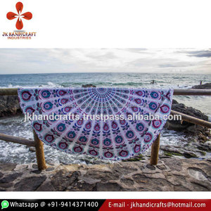 Toalla de playa, manta de Mandala Bohemia, tapiz redondo, colgante de pared libre bohemio, tapiz de Mandala Roundie bohemio - Product Image 2