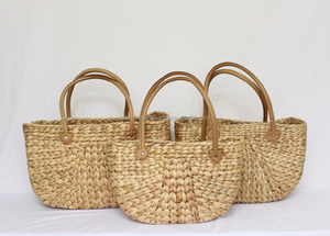 กระเป๋าโท้ทผ้าใบทำมือเป็นมิตรต่อสิ่งแวดล้อมพร้อมที่จับเชือกสำหรับเป็นของขวัญจากผู้ผลิตเวียดนาม - Product Image 4