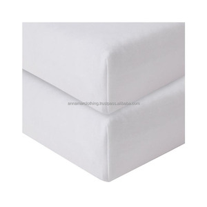 100% Organic Cotton Popular Design Jersey Cotton Private Label Baby Crib Sheet - Product Image 1