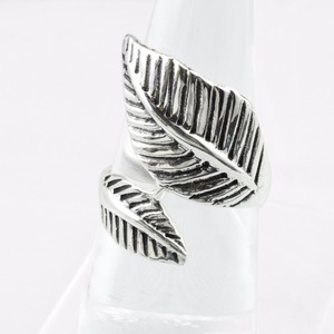 Anillos de plata de ley 925 con forma de hoja clásica, joyería de plata Lisa oxidada, gran oferta - Product Image 4