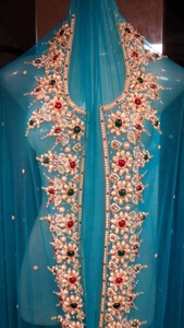 Magnifique Takchita Kaftan de Mariage en Perles de Pierre Marocaine - Product Image 2