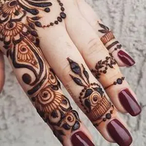 Traditional Brown Henna Cones for Body Art <b>Temporary</b> <b>Tattoo</b> Stickers for Henna Body Art - Product Image 1
