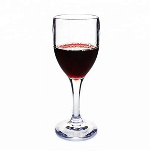 210ml Mini verre à vin en plastique acrylique sans BPA Coupe pique-nique parfait pour le vin rouge - Product Image 1