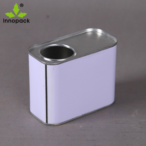 Quảng Trường Nhỏ 600Ml Kim Loại Tin Dầu Có Thể Với Nhựa Spout Cap Nắp - Product Image 1