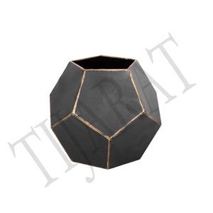 Mejor tendencia Metal boda decoración al por mayor florero hogar Hotel decoración oro acabado hecho a mano con logotipo personalizado - Product Image 5