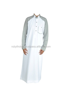 Thiết Kế Mới Người Đàn Ông Thobe Viscose Dân tộc Quần Áo Cho Người Lớn Phong Cách Arabic Thawb Cho Bé Trai Hồi Giáo Phong Cách Cho Sử Dụng Hàng Ngày - Product Image 4